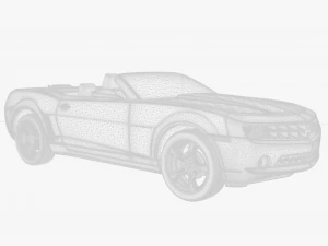 Chevrolet Camaro Convertible 2011 3D Model