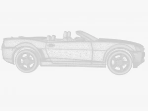 Chevrolet Camaro Convertible 2011 3D Model
