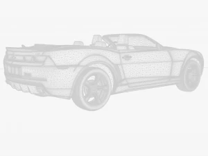 Chevrolet Camaro Convertible 2011 3D Model