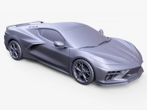 Шевроле Корвет С 3D Модель