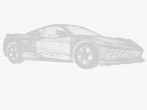 Chevrolet Corvette C 3D मॉडल