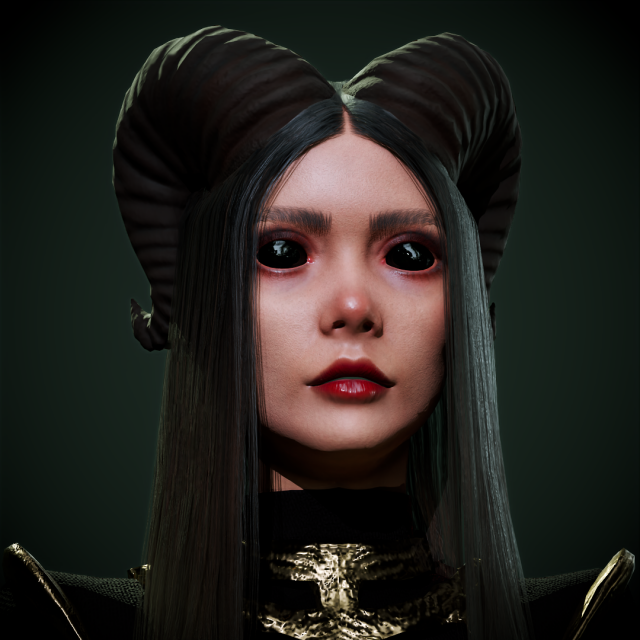 Horns 3D Model .c4d .max .obj .3ds .fbx .stl .blend 