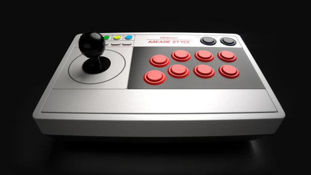 Arcade8Bitdo 3D Model .c4d .max .obj .3ds .fbx .stl .blend 