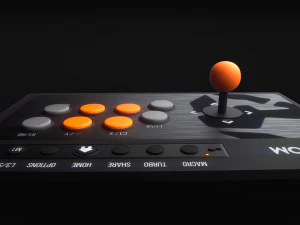 Arcade fight stick krom 3D Model