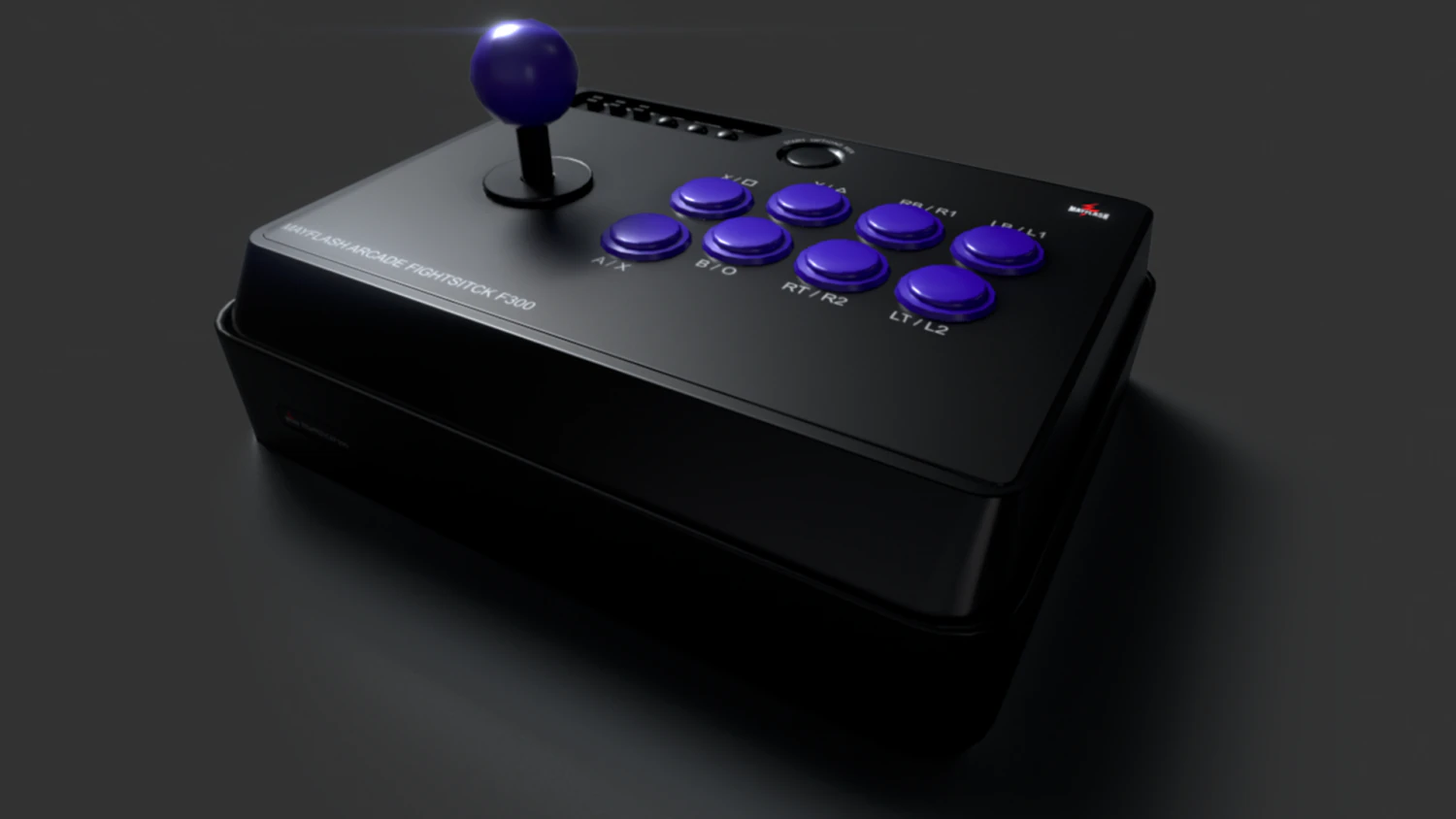 MayFlash Arcade Fightstick F300 3D Model .c4d .max .obj .3ds .fbx .stl .blend