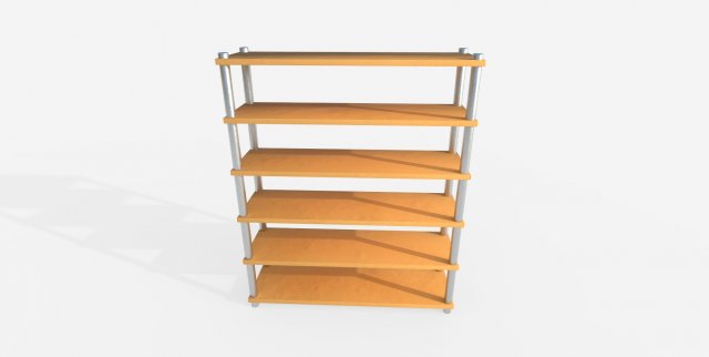 Shelf Model 3D .c4d .max .obj .3ds .fbx .stl .blend 