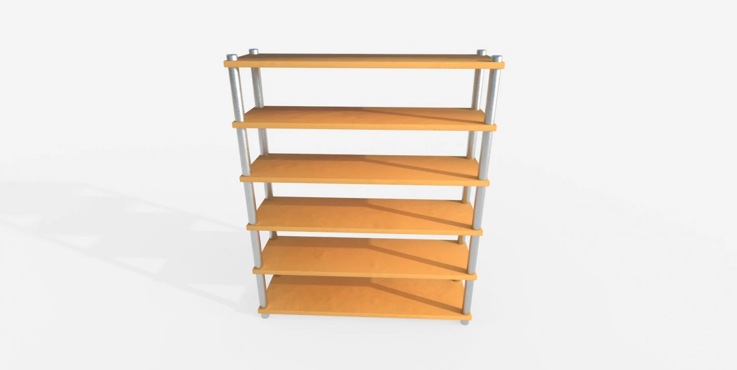 Shelf 3D Model .c4d .max .obj .3ds .fbx .stl .blend 