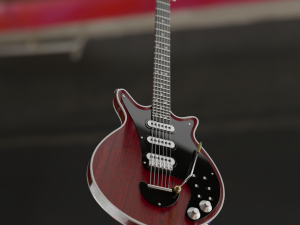 RED SPECIAL GUITAR Model 3D