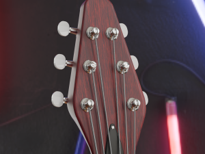 RED SPECIAL GUITAR Model 3D