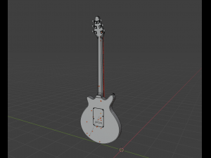 RED SPECIAL GUITAR Model 3D