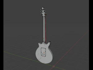 RED SPECIAL GUITAR 3D Model