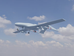 Bayraktar tb2 UCAV Drone 3D Model