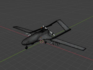 Bayraktar tb2 UCAV Drone 3D Model