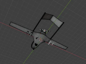 Bayraktar tb2 UCAV Drone 3D Model