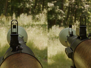 RPG-7 LOW-POLY ROCKET LAUNCHER GAME READY ASSET 3D Model