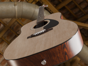 YAMAHA F310 ACOUSTIC GUITAR 3D Модель