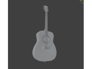 YAMAHA F310 ACOUSTIC GUITAR 3D Модель