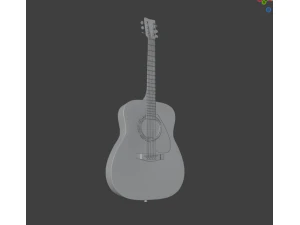 YAMAHA F310 ACOUSTIC GUITAR 3D Model