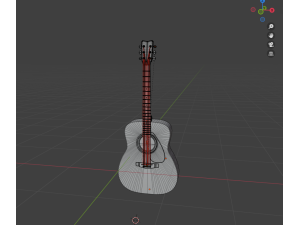 YAMAHA F310 ACOUSTIC GUITAR 3D Модель