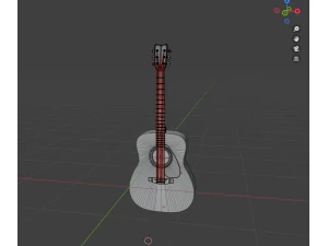 YAMAHA F310 ACOUSTIC GUITAR 3D Model