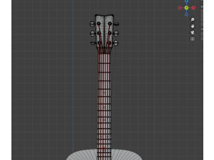YAMAHA F310 ACOUSTIC GUITAR 3D Модель