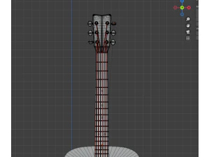 YAMAHA F310 ACOUSTIC GUITAR 3D Model