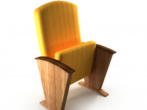 LOW POLY AUDTORUM CHAR 3D Model