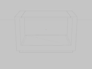 Wooden Coffee Table 3D Model