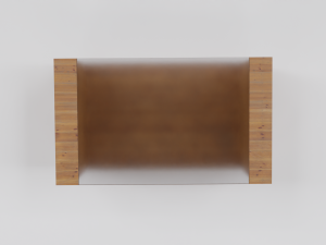 Wooden Coffee Table 3D Model