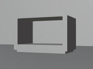 Wooden Coffee Table 3D Model