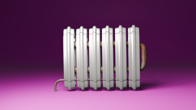 Radiator battery 3D 모델 .c4d .max .obj .3ds .fbx .stl .blend 