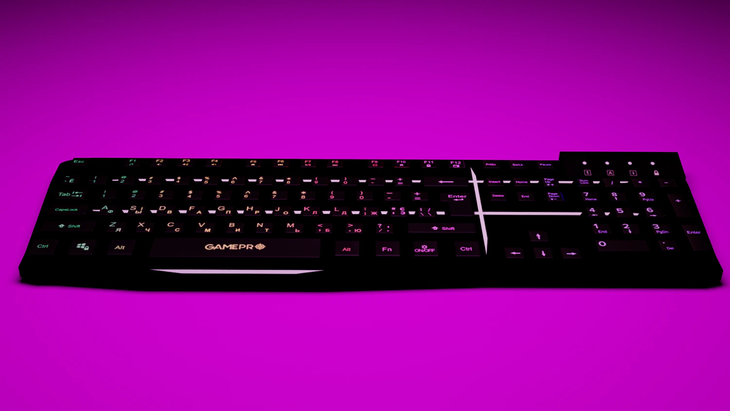 Keyboard 3D Model .c4d .max .obj .3ds .fbx .stl .blend 