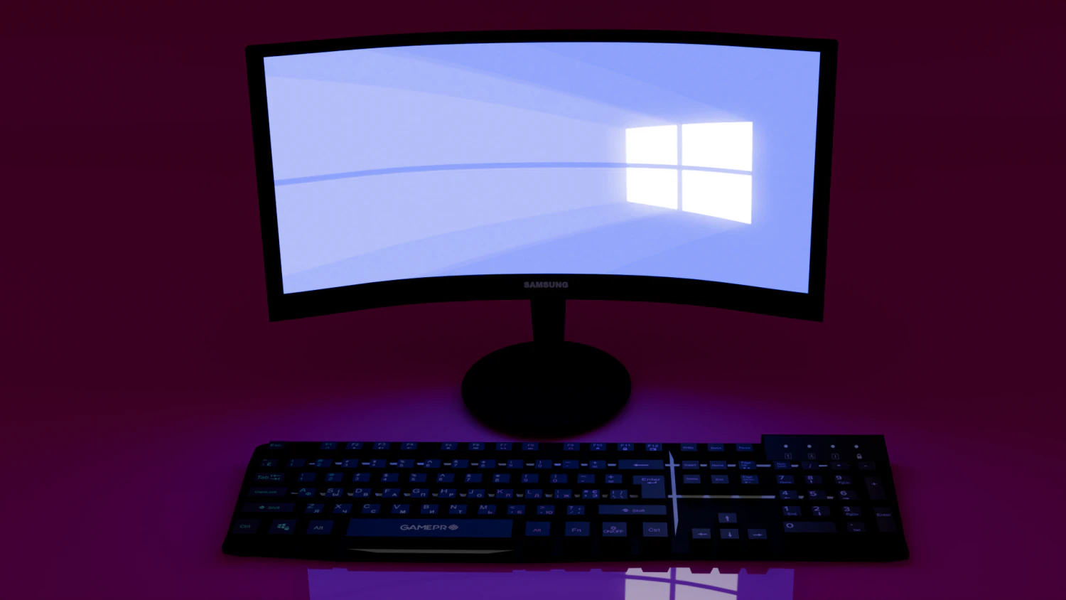Monitor 3D Model .c4d .max .obj .3ds .fbx .stl .blend 