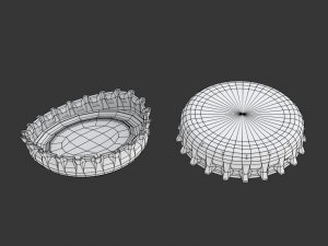 Bottle Cap Modelo 3D