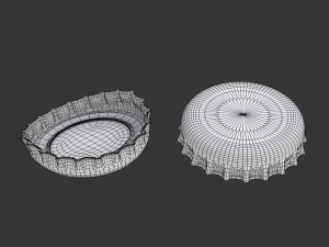 Bottle Cap Modelo 3D