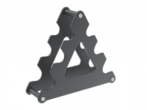 Fitness Weights Stack with Fitness Weights 3D Model