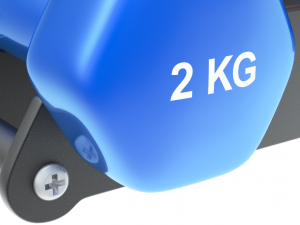 Fitness Weights Stack with Fitness Weights 3D Model