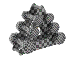 Fitness Weights Stack with Fitness Weights 3D Model