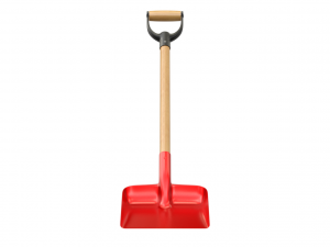 Red Snow Shovel Model 3D