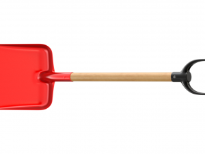 Red Snow Shovel Model 3D