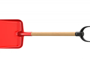Red Snow Shovel 3D Model