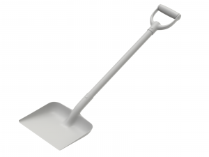 Red Snow Shovel Model 3D