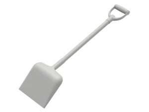 Red Snow Shovel 3D Model