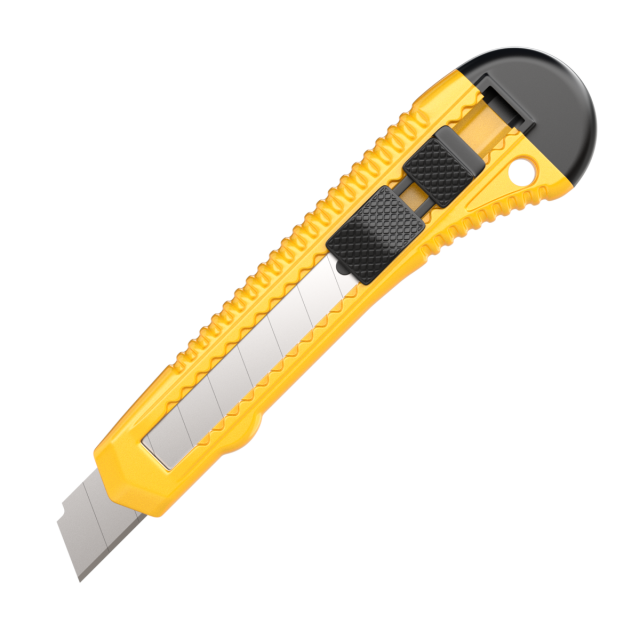 Paper Cutter Knife 3D Model .c4d .max .obj .3ds .fbx .stl .blend 