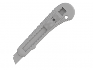Paper Cutter Knife 3D Model