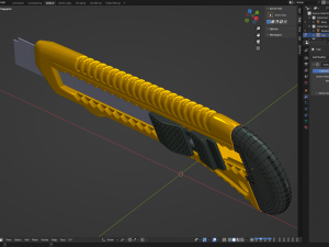 Paper Cutter Knife 3D Model