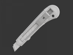 Paper Cutter Knife 3D Model