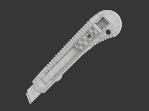 Paper Cutter Knife 3D Model