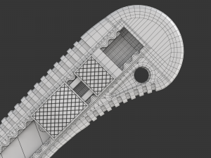 Paper Cutter Knife 3D Model