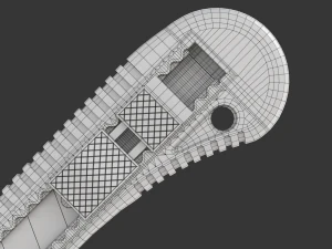 Paper Cutter Knife 3D Model